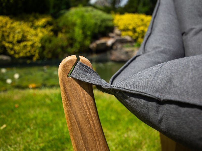 Kangaroo Teak Lounge Chair | FSC® Certified-Garden Furniture Centre-MidInstock,instock,MidRange,Balcony & Duo Sets,Swing Seats & Lounge Chairs,Outdoor Lounging,Outdoor Furniture,Loungers & Daybeds,Kangaroo & Koala Chair Range,48Hour Dispatch-{collection_title}