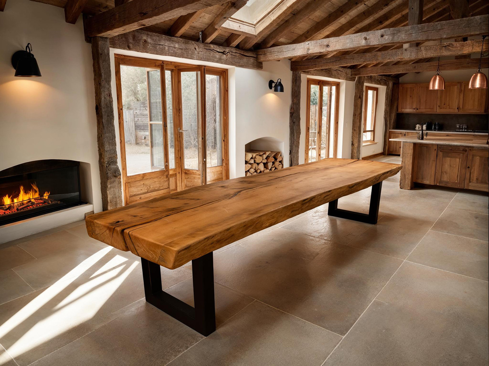 Devonshire Oak Table | 4m-Garden Furniture Centre-HighRange,Tables,Dining Table,Indoor Dining-{collection_title}