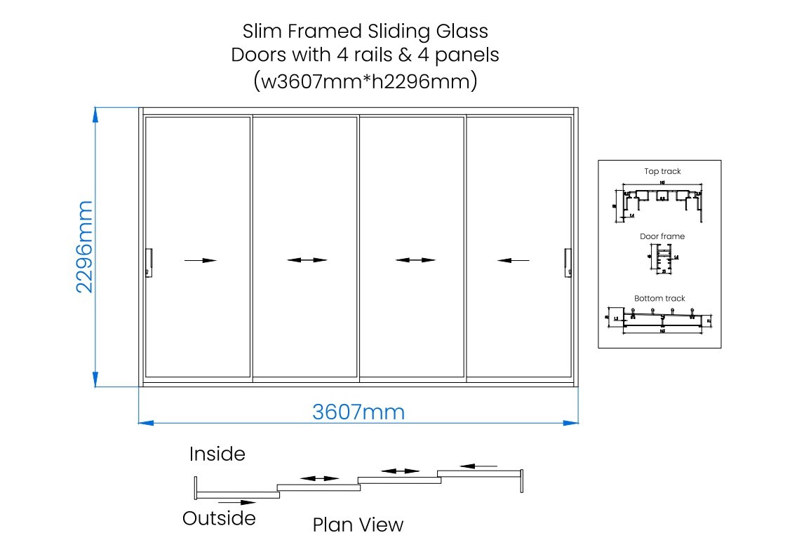 Premium Glass Sliding Doors