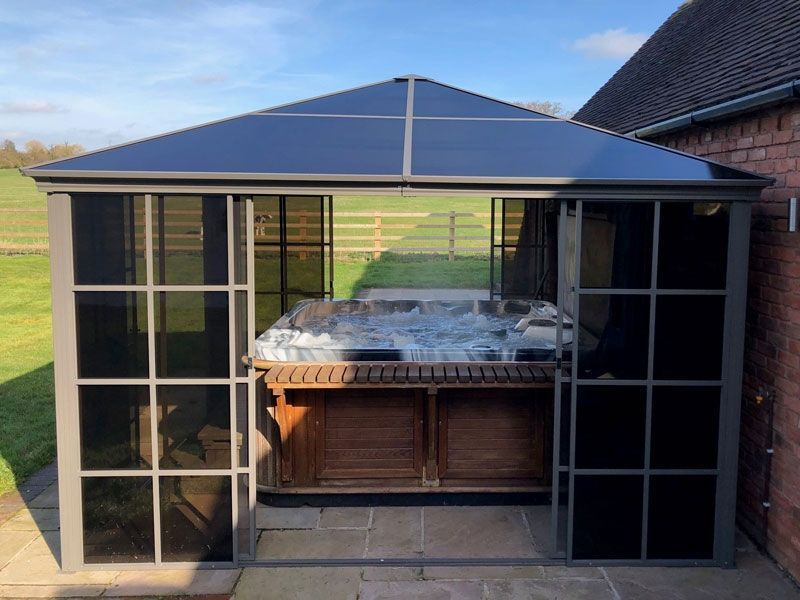 Four Seasons Screen House 3m x 3m-Garden Furniture Centre-HighRange,Screenhouse,Free Standing,Gazebos,Metal Gazebos,All Seasons Gazebos,All Seasons Gazebo Range,Garden Rooms Gazebos,All Seasons Range-{collection_title}