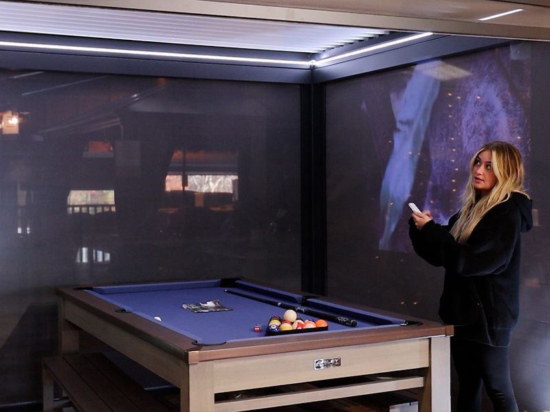 Eclipse 3 X 3m LED Motorised Pergola-Garden Furniture Centre-Free Install,HighRange,Free Standing,Gazebos,Metal Gazebos,Eclipse Louvered Roof Gazebo Range,Eclipse Range Ranges,Eclipse Range-{collection_title}