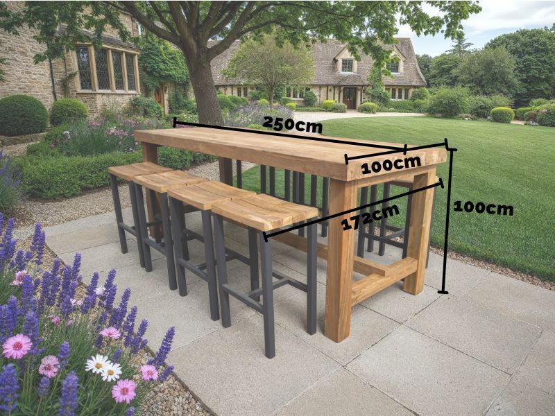 Himalayan Teak Bar Sierra Set