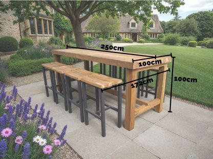 Himalayan Teak Bar Sierra Set