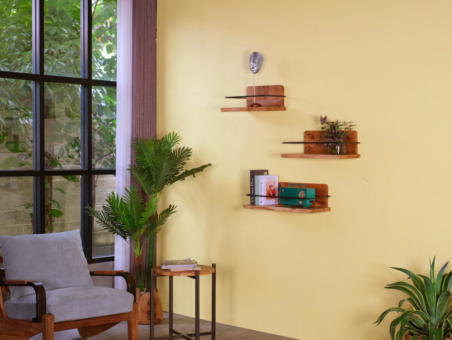 Kobe Wall Shelf | Small, Medium & Large-Garden Furniture Centre-Shelves,Conservatory,Indoor Accessories-{collection_title}