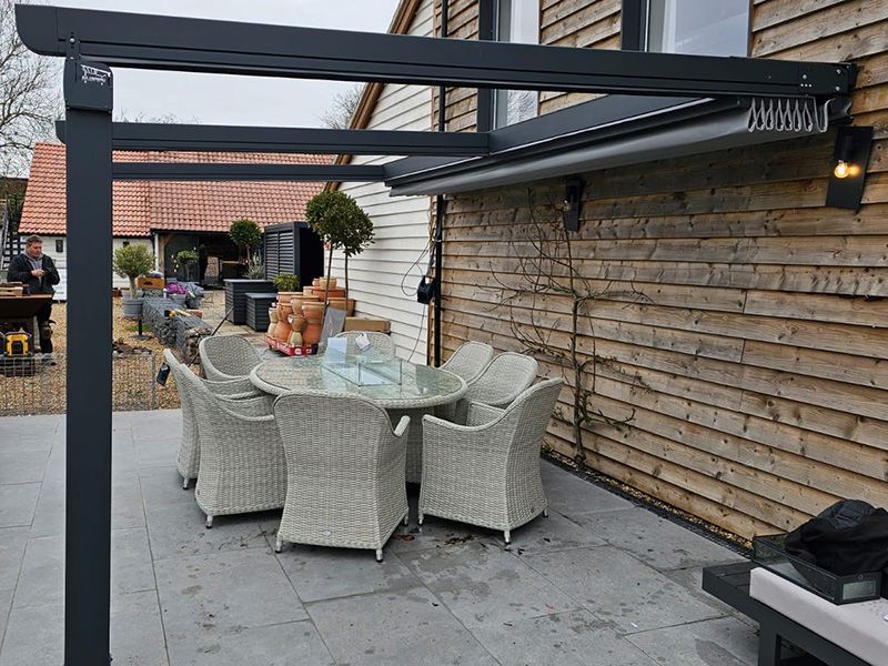Luna Retractable Awning | 3M X 3M -Garden Furniture Centre-Free Install,HighRange,Wall Mounted,Metal Gazebos,Wall Mounted Gazebos,Luna Retractable Awnings Gazebos,Luna Awning Range,Gazebos,Luna Retractable Awnings-{collection_title}