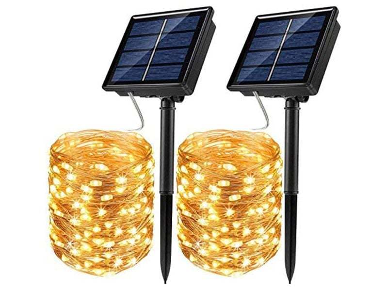 Solar LED Wire Fairy Lights-Garden Furniture Centre-48Hour Dispatch,LowRange,Under 100,LED Solar Lights,Solar Lights  Solar,Solar Lights-{collection_title}