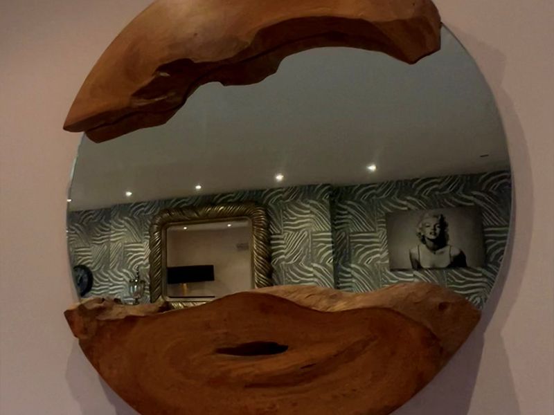 Vero Round Mirror-Garden Furniture Centre-Ornaments,Root,LowRange,Indoor Accessories,Reclaimed Furniture,Ornaments Accessories,Accessories,Mirrors-{collection_title}