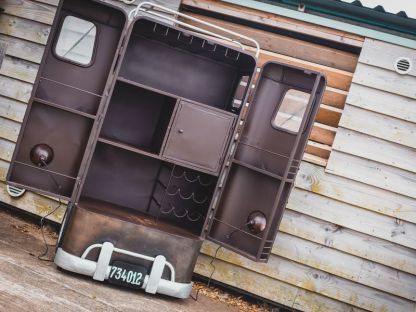 Indian VW Vintage Bus Storage Cabinet 