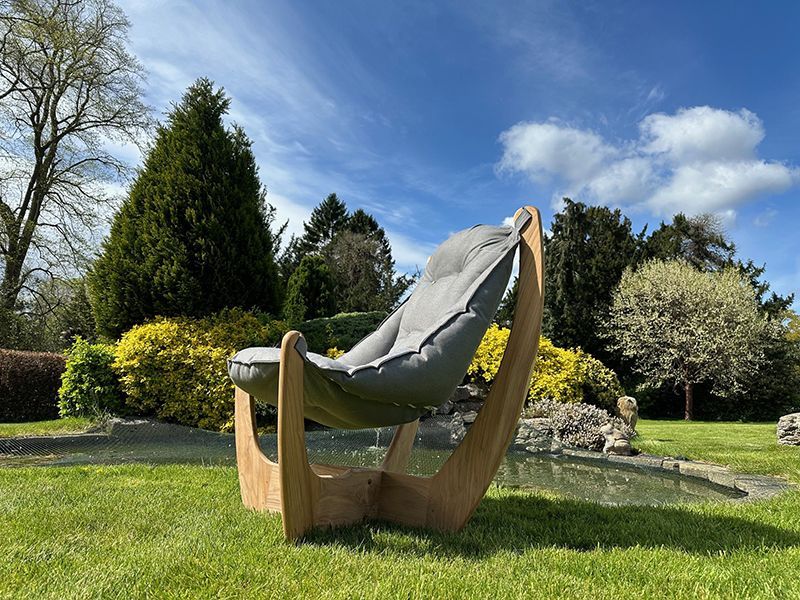 Kangaroo Teak Lounge Chair | FSC® Certified-Garden Furniture Centre-MidInstock,instock,MidRange,Balcony & Duo Sets,Swing Seats & Lounge Chairs,Outdoor Lounging,Outdoor Furniture,Loungers & Daybeds,Kangaroo & Koala Chair Range,48Hour Dispatch-{collection_title}