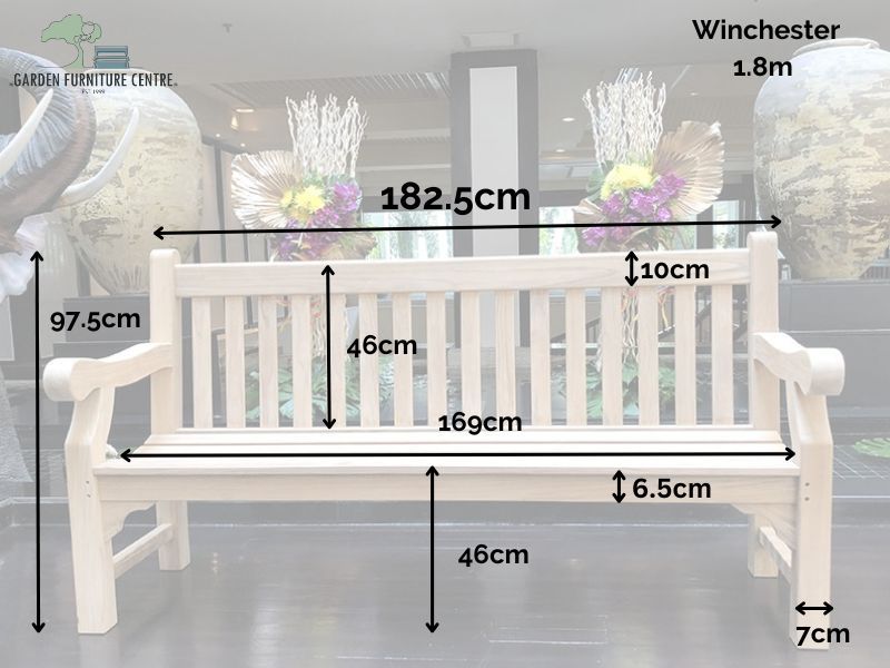 Winchester Parkside Bench 1.8M | FSC® Certified 