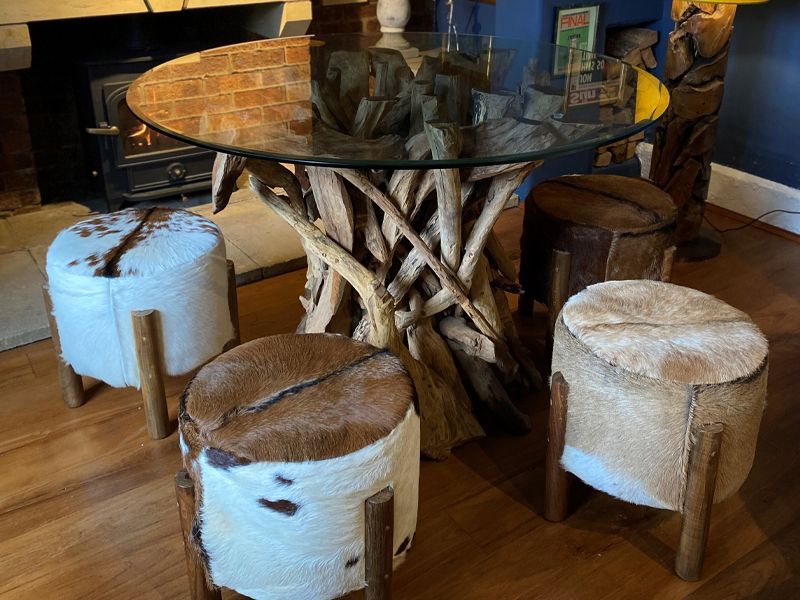 Ace Round Dining Table-Garden Furniture Centre-Root,MidInstock,instock,HighRange,MidRange,Reclaimed Furniture,Conservatory,Indoor Dining Conservatory,Indoor Accessories,Teak,Tables,Teak Tables,Indoor Dining-{collection_title}