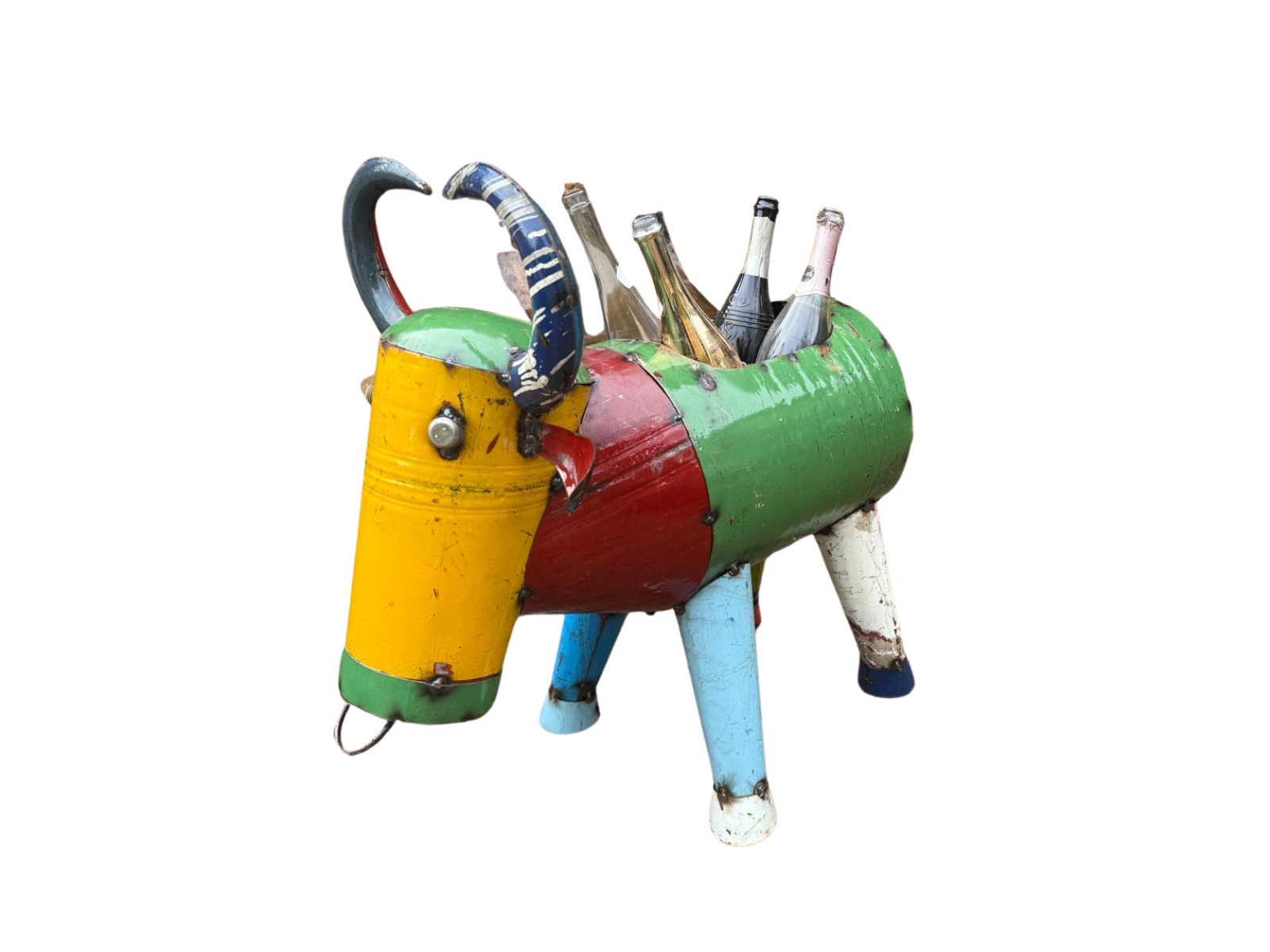 Bruce the Bull Cooler | Medium and Large-Garden Furniture Centre-MidInstock,instock,LowRange,MidRange,Ornaments,Accessories,Animal Garden Ornaments,Metal Garden Ornaments,Novelty Drinks Coolers-{collection_title}