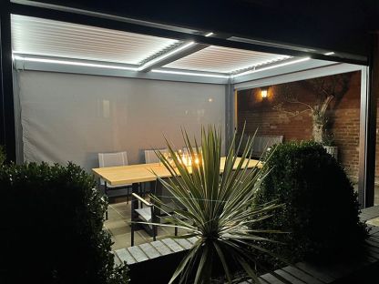 Eclipse 3 X 4m LED Motorised Pergola | Free Standing