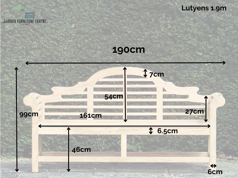 Lutyens 1.9m Bench | FSC® Certified
