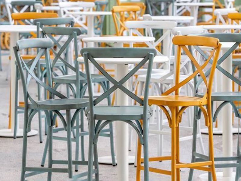 Retro Breakfast Bar Set-Garden Furniture Centre-LowRange,Under 100,Metal,Tables,Dining Set,Outdoor Furniture,Metal Furniture,Bars & Bar Sets,Retro Range,Outdoor Sale,Outdoor Dining,Spring & Summer Sale,Autumn & Winter Sale-{collection_title}