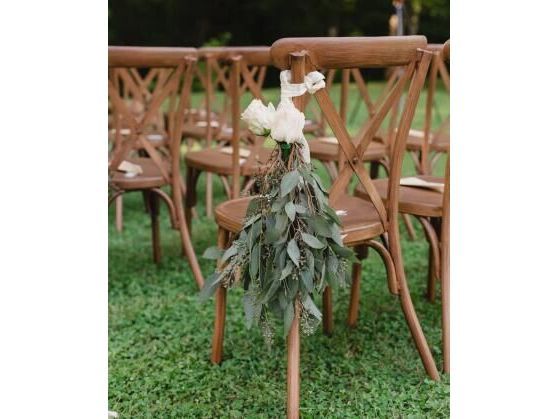 Retro Cross Back Dining Chair