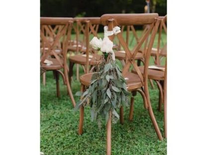 Retro Cross Back Dining Chair
