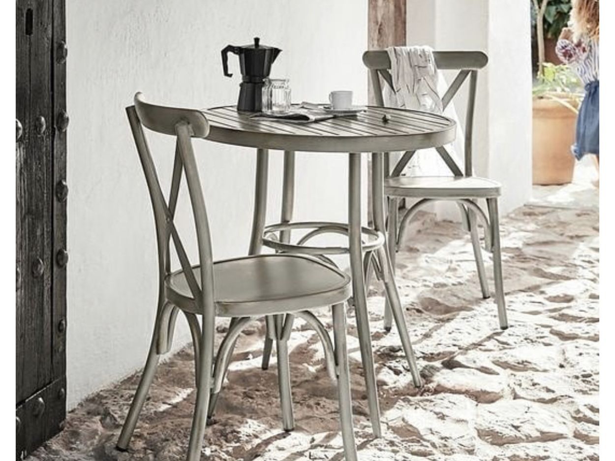 Retro Cross Back Dining Chair
