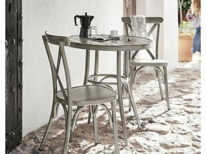 Retro Cross Back Dining Chair