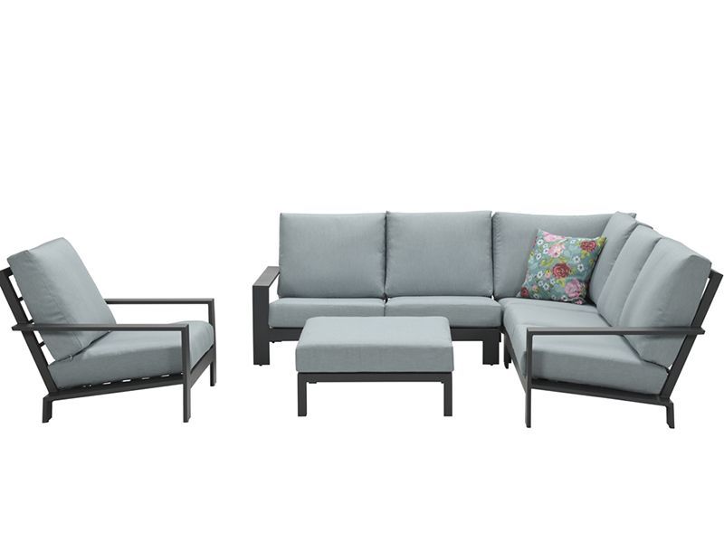 Madrid Corner Sofa Set-Garden Furniture Centre-HighRange,Outdoor Furniture,Metal Furniture,Corner Lounge Units,Metal,Metal Sets,Black Friday Month-{collection_title}
