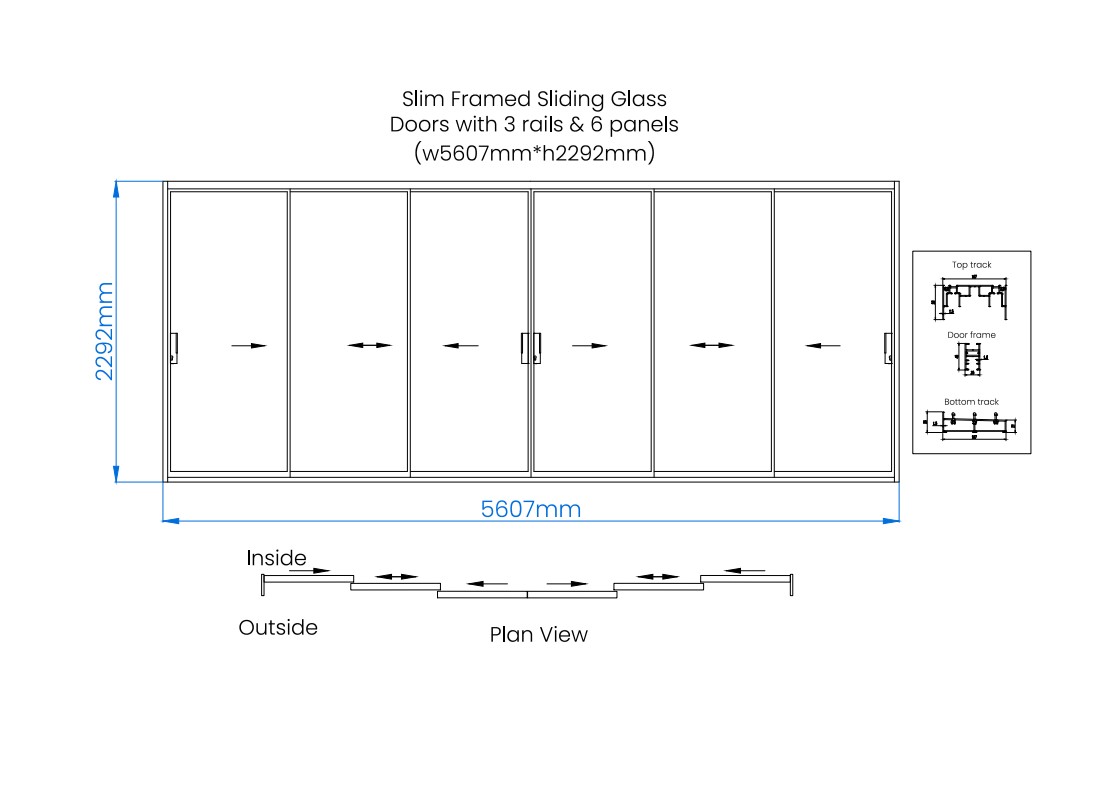 Premium Glass Sliding Doors