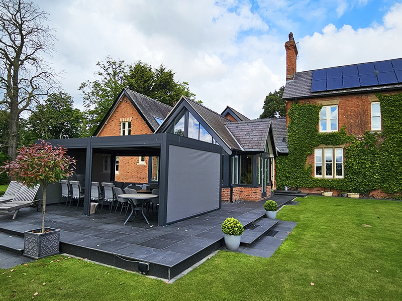 Eclipse 6 X 4m LED Motorised Pergola | Free Standing