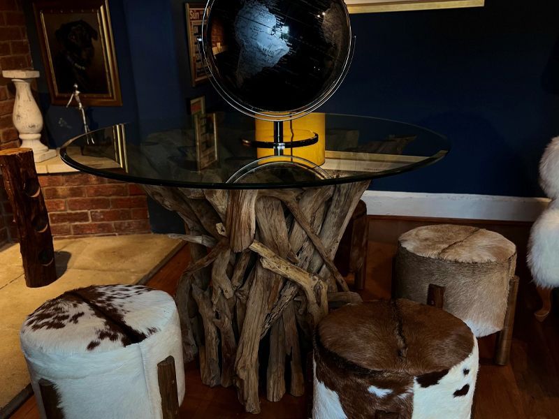 Ace Round Dining Table-Garden Furniture Centre-Root,MidInstock,instock,HighRange,MidRange,Reclaimed Furniture,Conservatory,Indoor Dining Conservatory,Indoor Accessories,Teak,Tables,Teak Tables,Indoor Dining-{collection_title}