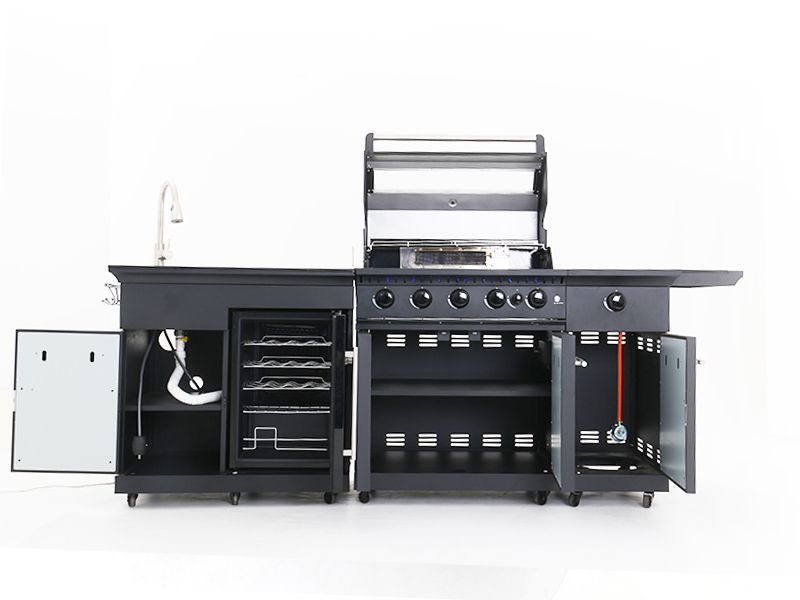 Island Four Burner Kitchen BBQ -Garden Furniture Centre-HighRange,Outdoor Kitchens,Outdoor Kitchen,BBQ's-{collection_title}