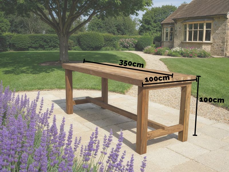 Himalayan Teak Bar Table