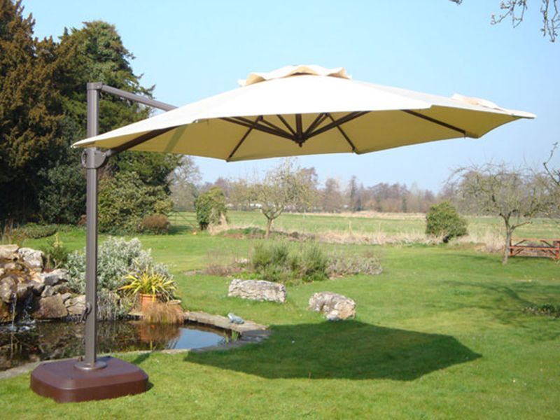 Cantilever Parasol - Roma 3.5m Diameter -Garden Furniture Centre-MidInstock,instock,MidRange,Round,Parasols,Cantilever Parasols Parasols,Roma Parasol Range,Cantilever Parasols,Sale-{collection_title}