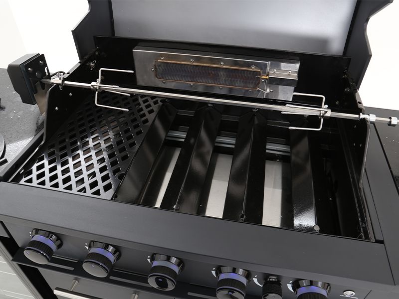 Island Four Burner Kitchen BBQ 