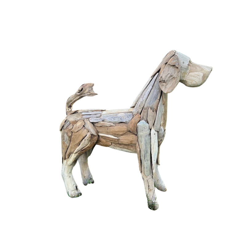 Russell The Wooden Dog -Garden Furniture Centre--{collection_title}