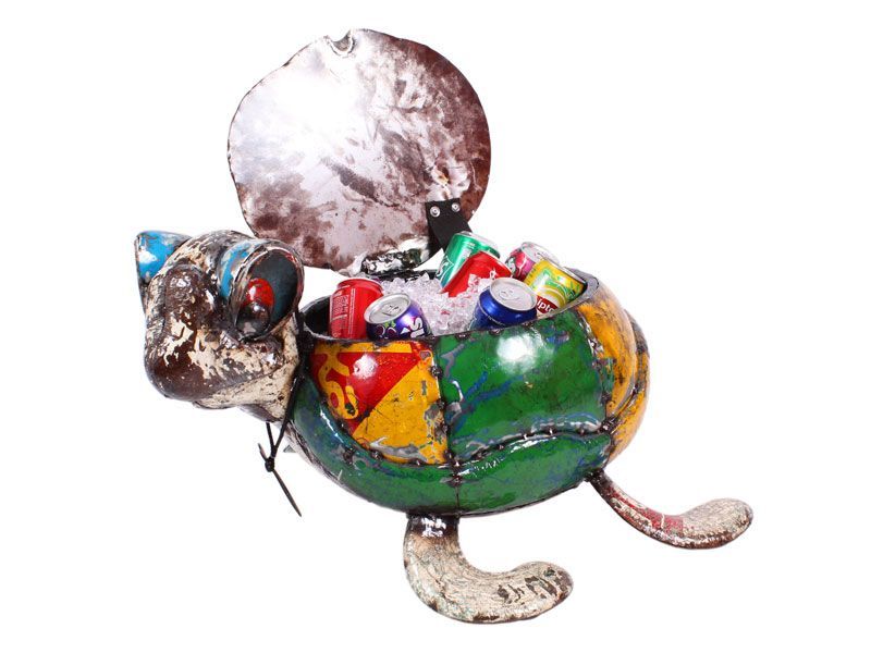 Terence The Turtle Drinks Cooler - Small-Garden Furniture Centre-48Hour Dispatch,LowRange,Information,Bruce's of the World,Great Gifts for Fathers Day,Ornaments Accessories,Ornaments,Accessories,Ranges,Animal Garden Ornaments,Think Outside Range,Metal Garden Ornaments,Novelty Drinks Coolers,Think Outside Range Ranges,Storage Accessories,Sale-{collection_title}