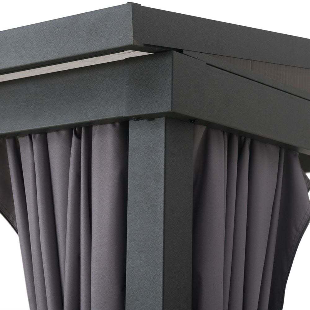Four Seasons Wall Mounted Gazebo 3m x 3.65m-Garden Furniture Centre-HighRange,Wall Mounted,Gazebos,Metal Gazebos,All Seasons Gazebos,All Seasons Gazebo Range,Wall Mounted Gazebos,Spring & Summer Sale,Autumn & Winter Sale,All Seasons Range-{collection_title}
