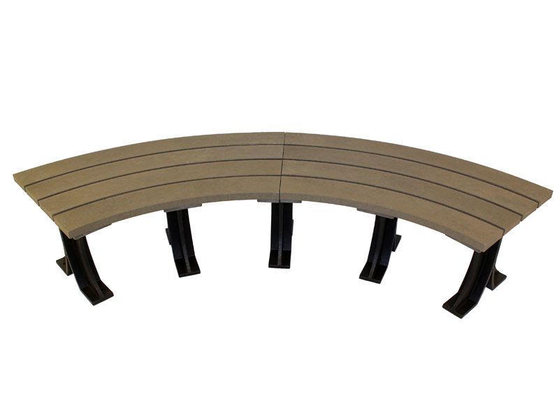 Eco Curved Backless Bench