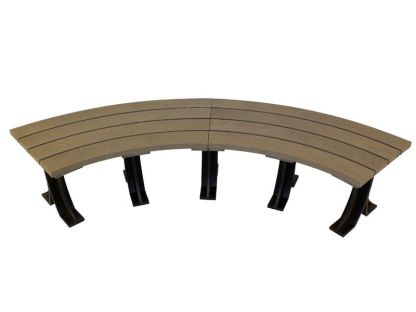 Eco Curved Backless Bench