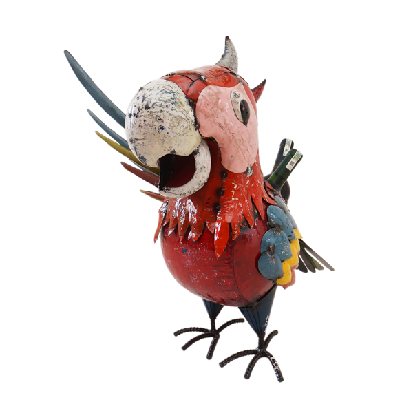 Polly The Parrot Beverage Tub-Garden Furniture Centre-48Hour Dispatch,MidInstock,instock,MidRange,Ornaments Accessories,Ornaments,Accessories,Ranges,Think Outside Range,Metal Garden Ornaments,Novelty Drinks Coolers,Think Outside Range Ranges-{collection_title}