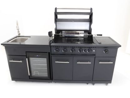Island Four Burner Kitchen BBQ 