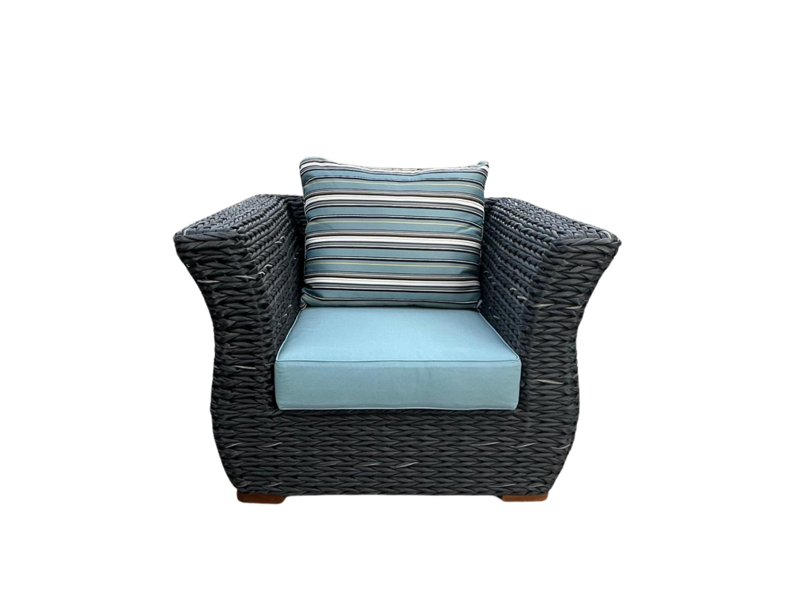 Midnight Montana Armchair -Garden Furniture Centre-MidInstock,instock,MidRange,Outdoor Lounging,Rattan,Outdoor Furniture,Rattan Furniture,Montana Range,Rattan Chairs,Montana-{collection_title}