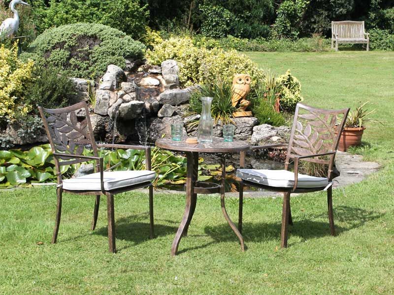 Leaf Bistro Table-Garden Furniture Centre-LowRange,Metal,Outdoor Furniture,Metal Furniture,Casino & Leaf Range,Balcony & Duo Sets,Metal Tables Metal-{collection_title}