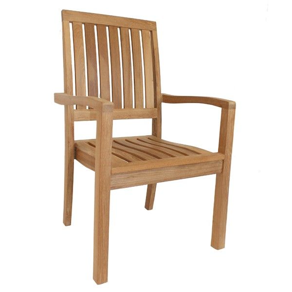 Winchester Stacking Armchair | FSC® Certified-Garden Furniture Centre-LowRange,Dining Chair,Outdoor Furniture,Teak Garden Furniture,FSC®,Outdoor Dining,Teak,Teak Chairs-{collection_title}