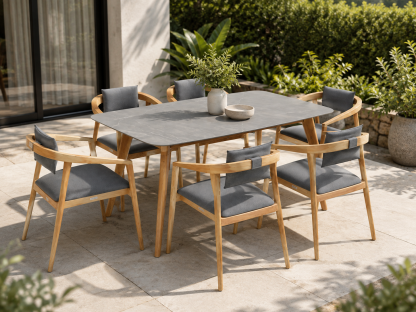 Mustique 6 Chair Dining Set | FSC® Certified