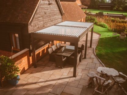 Eclipse 6 X 3m LED Motorised Pergola | Free Standing