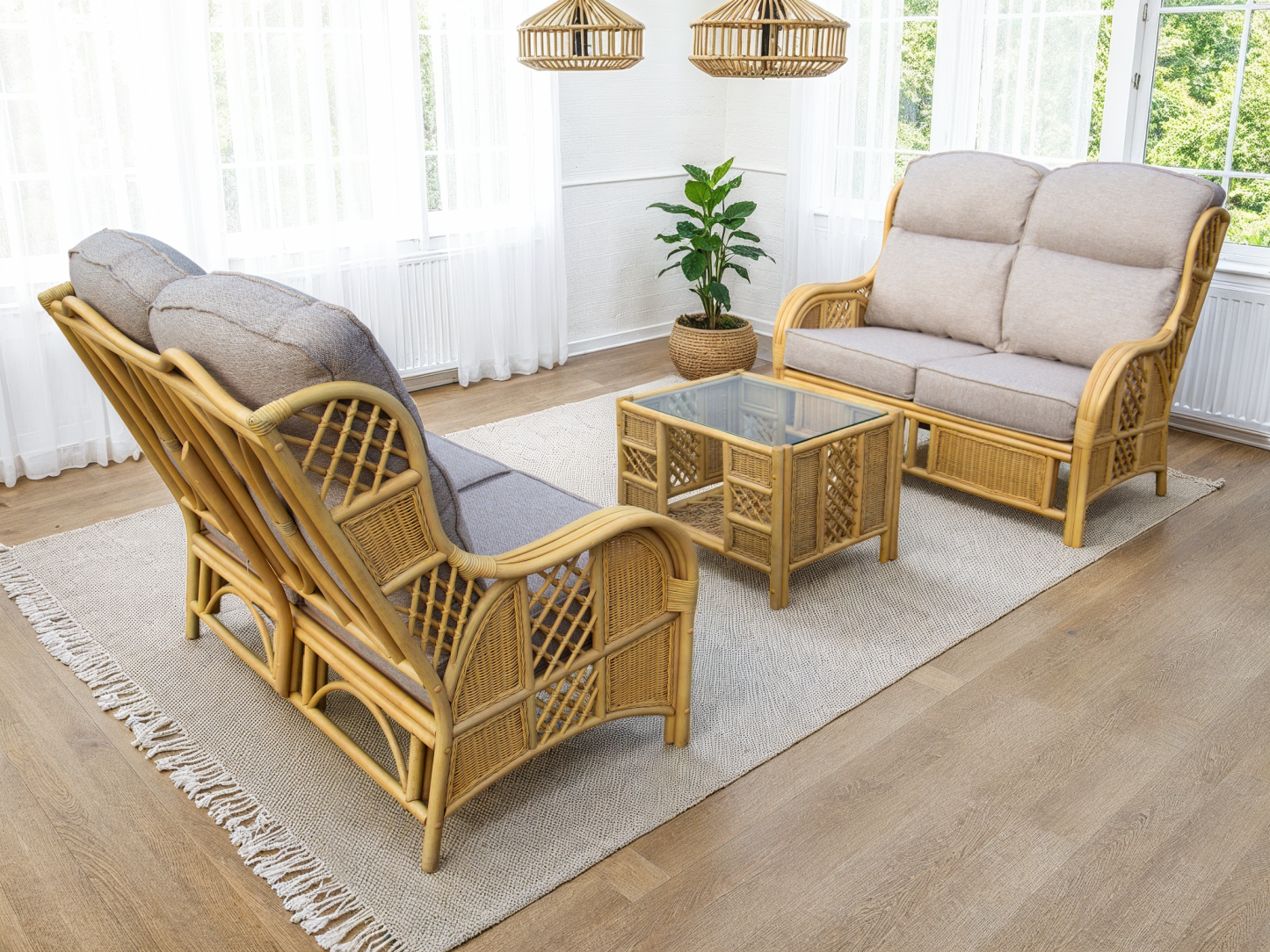 Alaska Dual 2-Seater Sofa Suite