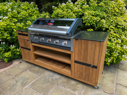 Amalfi BBQ Trolley on Wheels