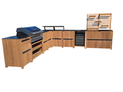 Amalfi Teak Outdoor Kitchen Set 3-Garden Furniture Centre-Outdoor Kitchen,Kitchen Set,Outdoor Kitchens,Amalfi,Outdoor Furniture-{collection_title}