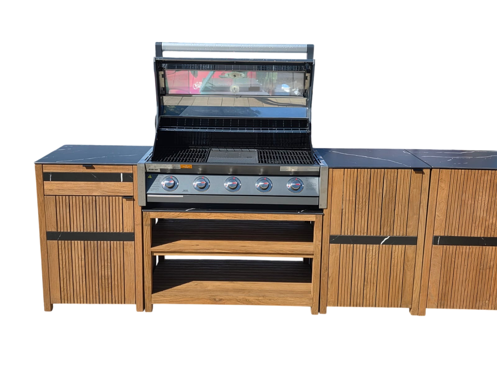 Amalfi Teak Outdoor Kitchen Set 3-Garden Furniture Centre-Outdoor Kitchen,Kitchen Set,Outdoor Kitchens,Amalfi,Outdoor Furniture-{collection_title}