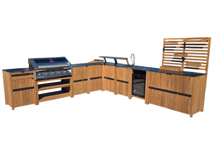 Amalfi Teak Outdoor Kitchen Set 3-Garden Furniture Centre-Outdoor Kitchen,Kitchen Set,Outdoor Kitchens,Amalfi,Outdoor Furniture-{collection_title}