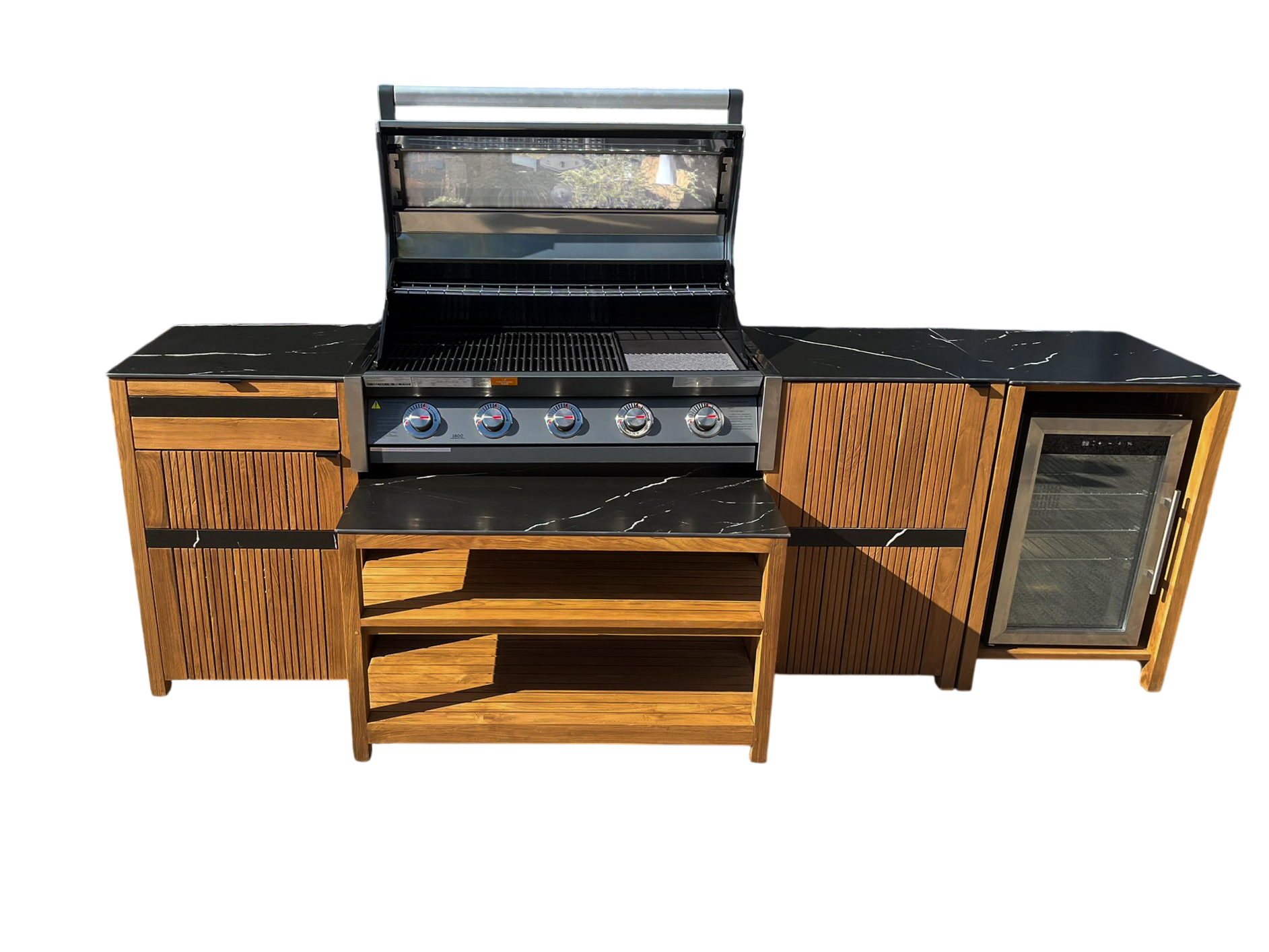 Amalfi Teak Outdoor Kitchen Set 5-Garden Furniture Centre-Kitchen Set,Outdoor Kitchens,Outdoor Kitchen,Outdoor Furniture,Amalfi-{collection_title}