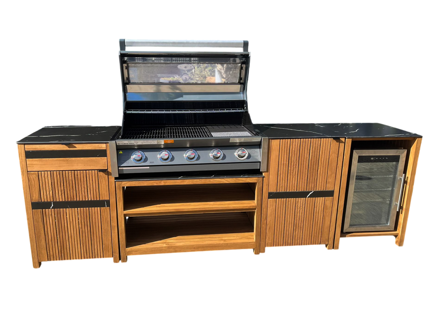 Amalfi Teak Outdoor Kitchen Set 5-Garden Furniture Centre-Kitchen Set,Outdoor Kitchens,Outdoor Kitchen,Outdoor Furniture,Amalfi-{collection_title}